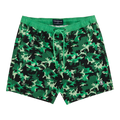 Psycho Bunny Rye All Over Print Men Swim Trunks Black
