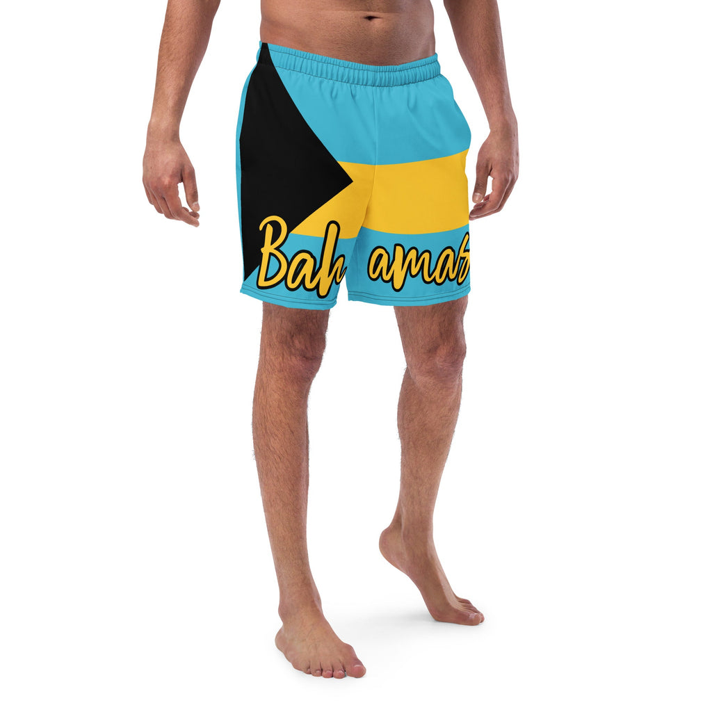 Bahamas Flag Recycled Swim Trunks