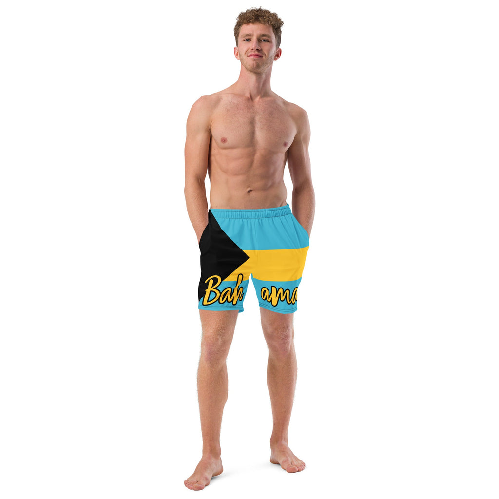 Bahamas Flag Recycled Swim Trunks